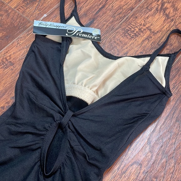Body Wrappers Premiere Collection Camisole Leotard - Black #P355 - Picture 5 of 12